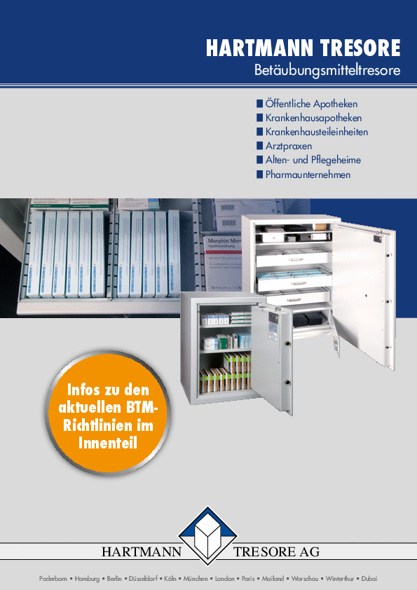 Catalogo casseforti per stupefacenti