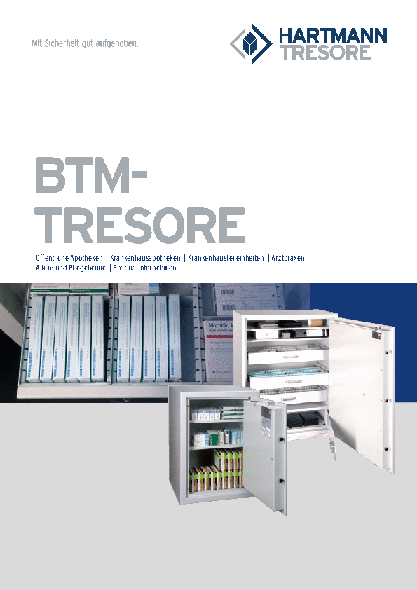 Katalog Betäubungsmitteltresore