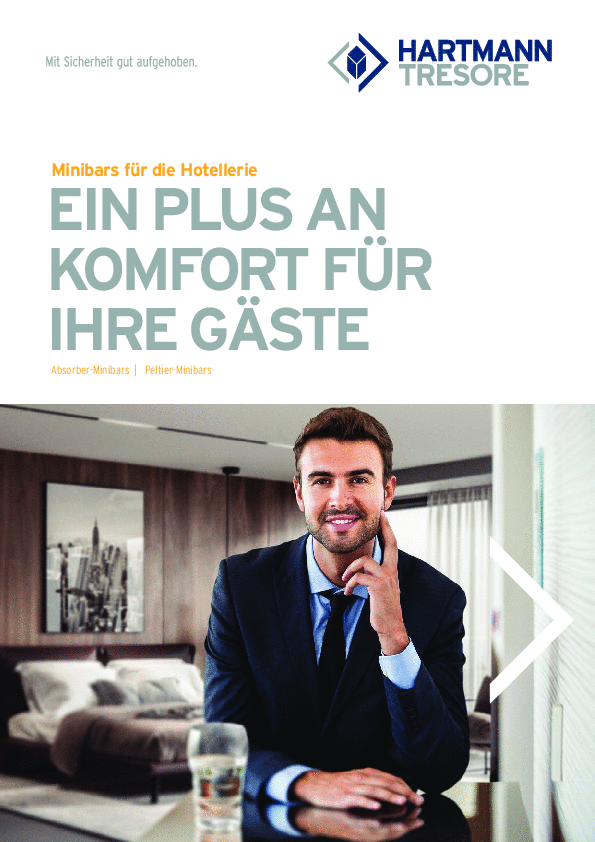 Minibars für die Hotellerie