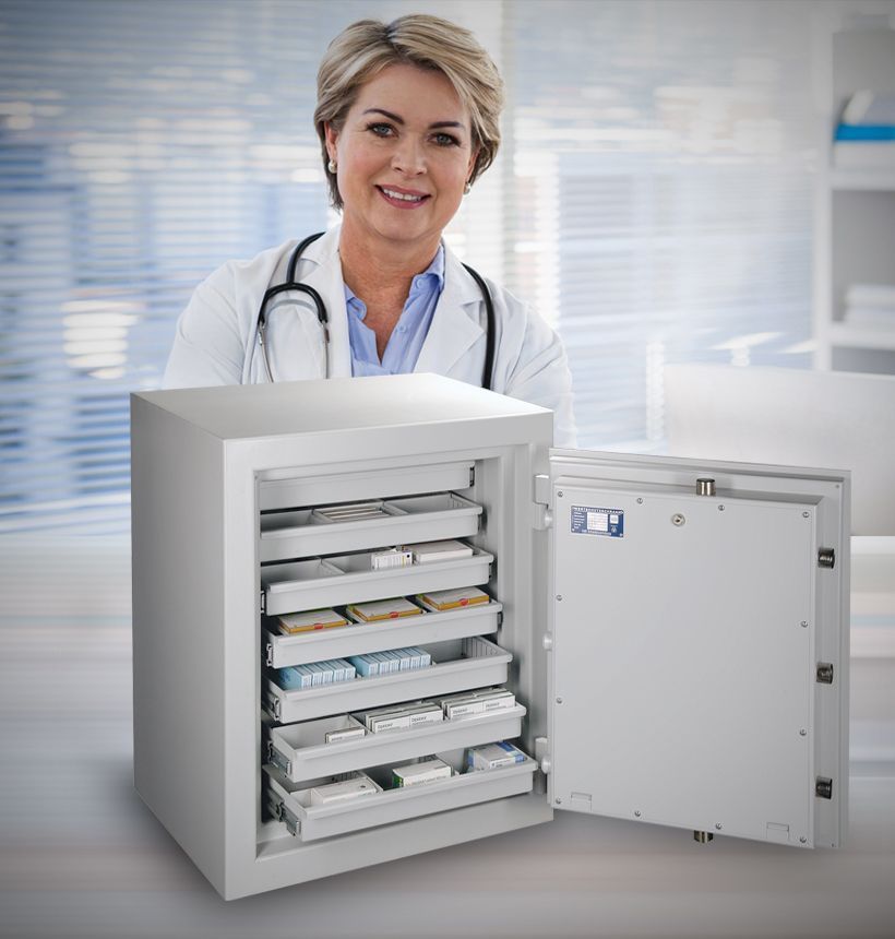 Sejfy dla klinik i placówek opieki
