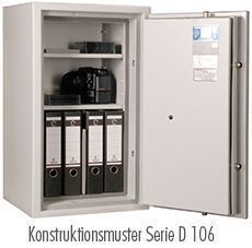 Feuerfester Möbeltresor Sicherheitsstufe B mit 60 Minuten Feuerschutz