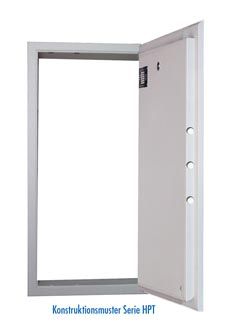 Einbruchssichere Panzertüren in Anlehnung an B 